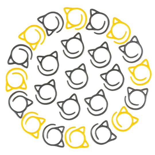 Metalowe znaczniki ściegów - Halloween Cat - Hobbii