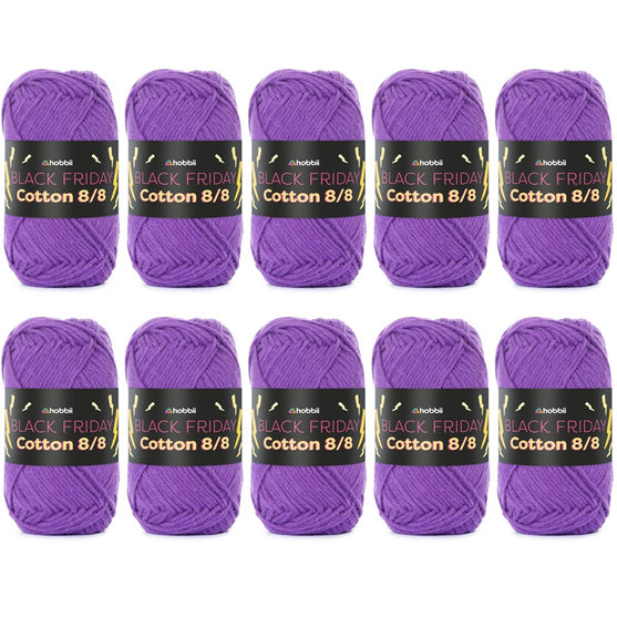 

Black Friday Cotton 8/8 Color Pack (Edycja Limitowana) - Hobbii
21