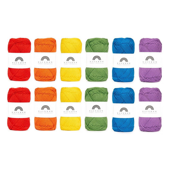 

Pride Color Bag - Rainbow Cotton 8/4 - 12 włóczek - Hobbii
1