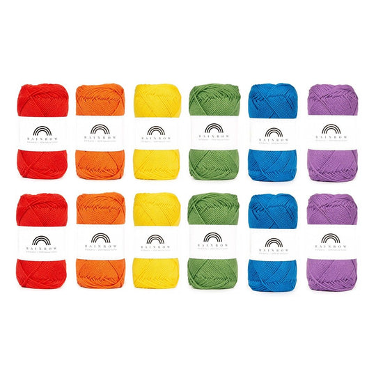 Pride Color Bag - Rainbow Cotton 8/4 - 12 włóczek - Hobbii