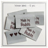 

10 Labels - Made by Bedste - 3,5 cm - Sky Blue - Go Handmade
2