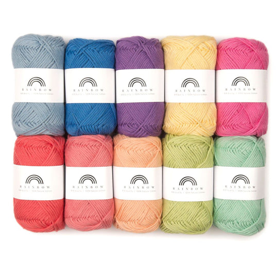 Rainbow Cotton 8/8 Color Pack 10 - Hobbii