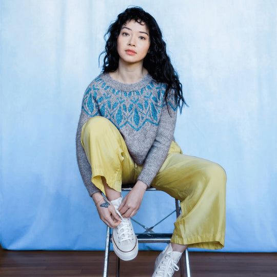 Arima - Żakardowy Sweter