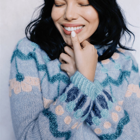 Whim - Żakardowy Sweter