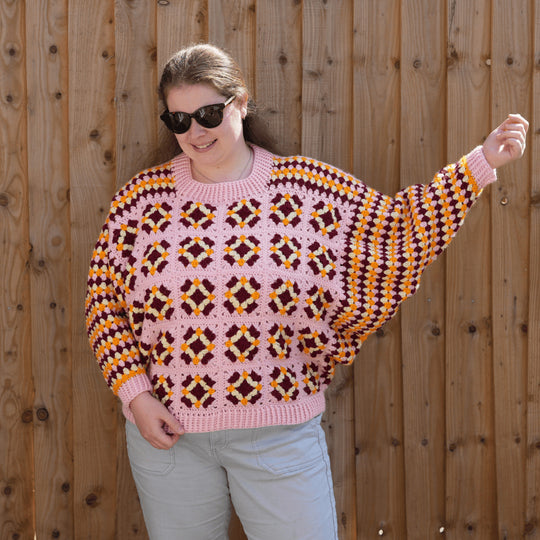 Boxy Bloom - Sweter