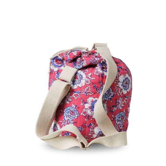 Pikowana torba na ramię - cylinder - Hobbii