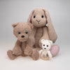 

Brokatowe oczka zaciskowe –  średnie - Go Handmade
4