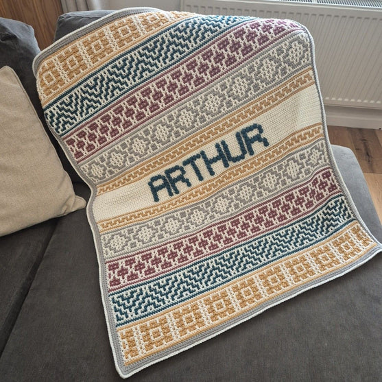 

Lullaby Name Mosaic - Spersonalizowany Kocyk Dziecięcy
2