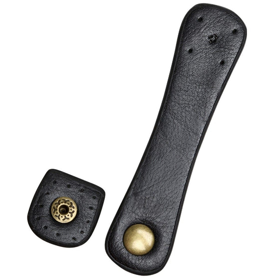 

Pasek z zatrzaskiem- skóra PU - 11 x 2 cm - Go Handmade
1