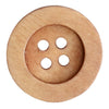 

Guziki drewniane - Round Groove - Jasne - Go Handmade
4