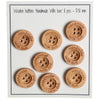 

Guziki drewniane - Handmade with Love - 18 mm - Go Handmade
1