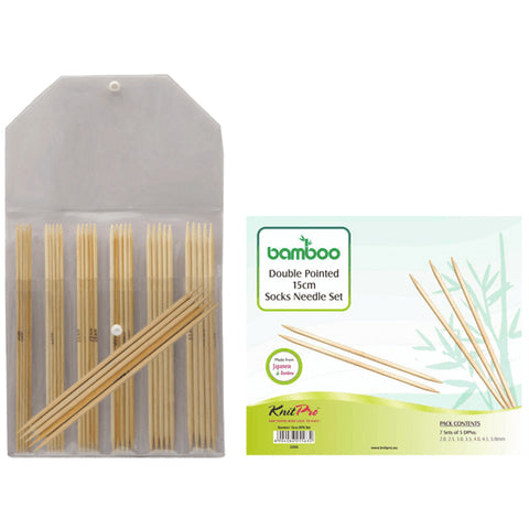 

Zestaw drutów podwójnych Bamboo - KnitPro
1