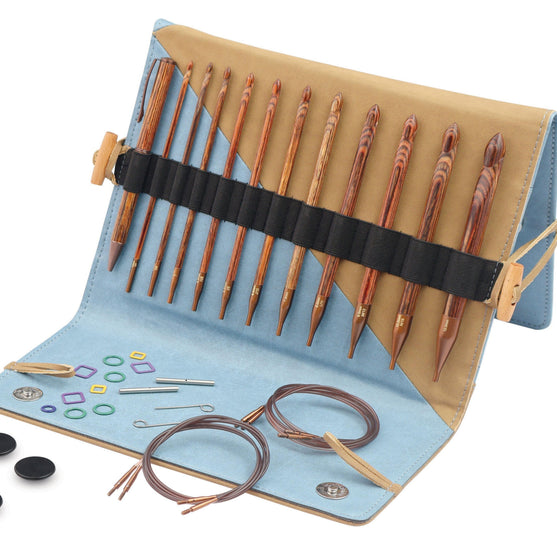 

Ginger – Zestaw Wymiennych Afgańskich/Tunezyjskich Szydełek - KnitPro
1