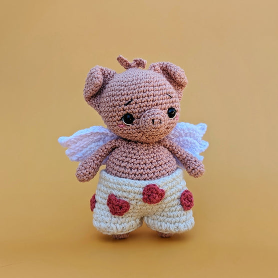 

Cupid Piglet - Amigurumi
2