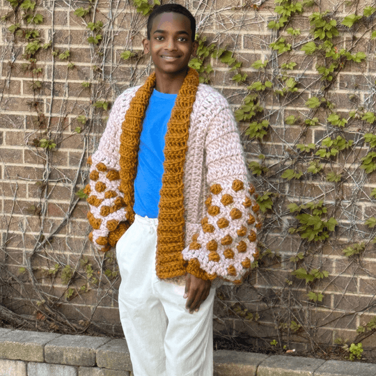 Chicago Bobble Cardigan - Kardigan