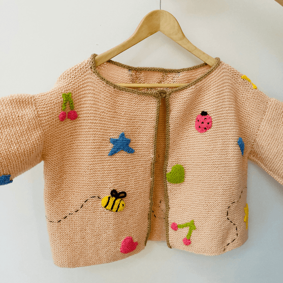 

Applique Jacket - Dziecięcy kardigan
2