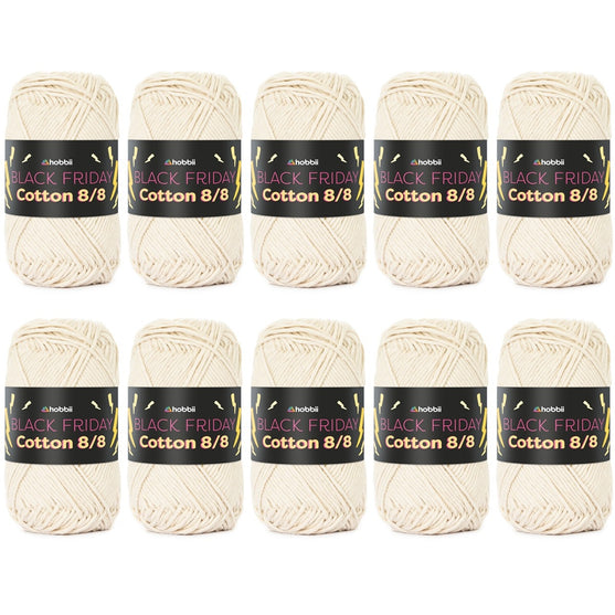 

Black Friday Cotton 8/8 Color Pack (Edycja Limitowana) - Hobbii
4