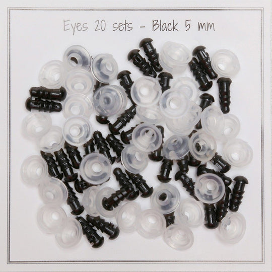 Oczka zaciskowe - 5 mm - Go Handmade
