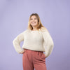 

Sif - Sweter ażurową siateczką patentową
6