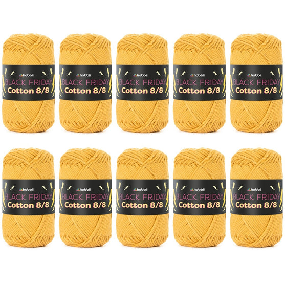 

Black Friday Cotton 8/8 Color Pack (Edycja Limitowana) - Hobbii
15