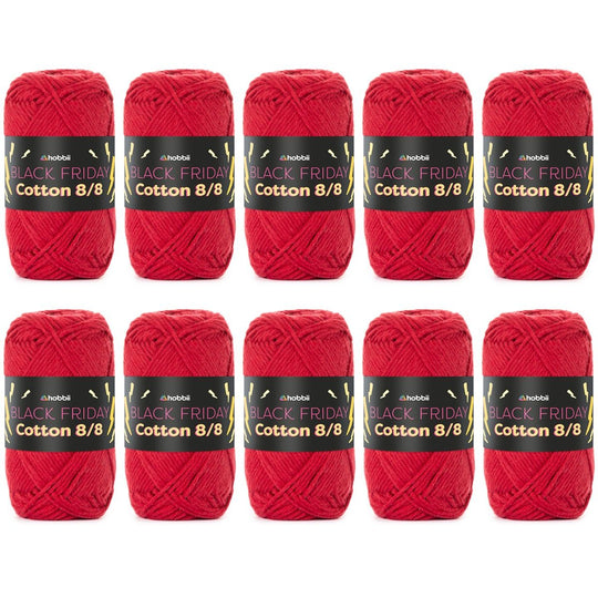 Black Friday Cotton 8/8 Color Pack (Edycja Limitowana) - Hobbii