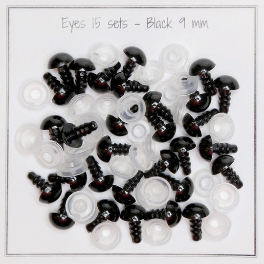 Oczka zaciskowe - 9 mm - Go Handmade