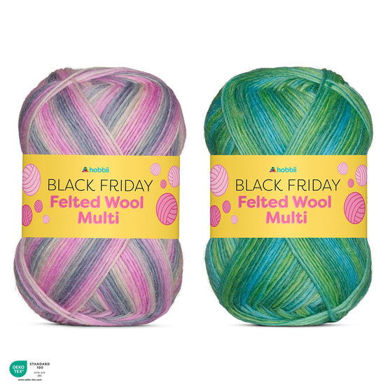 

Black Friday Felted Wool Multi (Edycja Limitowana) - Hobbii
1