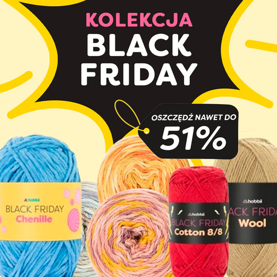 ZŁAP OKAZJĘ na nasze Black Friday włóczki 😱🖤