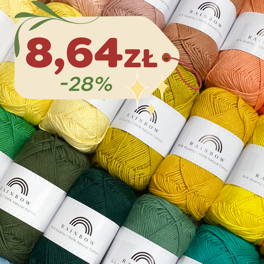 Złap okazję na Rainbow Cotton 8/4