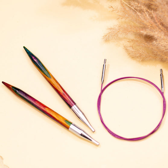 

Symfonie 2 wymienne okrągłe druty dziewiarskie - KnitPro
2