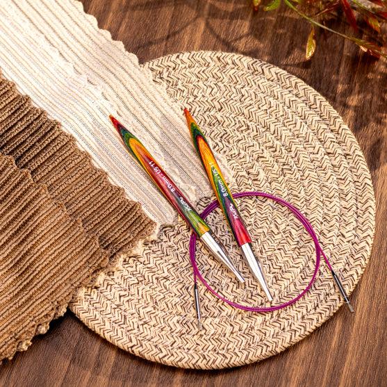 

Symfonie 2 wymienne okrągłe druty dziewiarskie - KnitPro
3