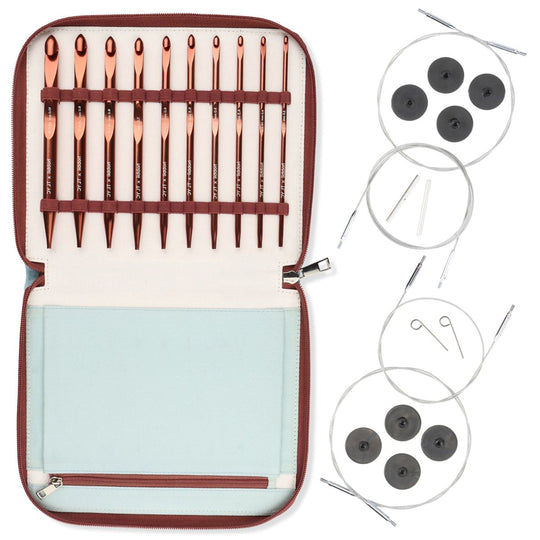 Zestaw wymiennych szydełek tunezyjskich (afgańskich) - Hobbii X TL Yarn Crafts