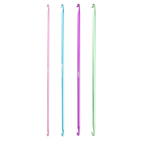 Alu Zestaw Podwójnych Szydełek Tunezyjskich - 28 cm - Hobbii