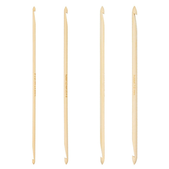 Bamboo Zestaw Podwójnych Szydełek Tunezyjskich - 20 cm - Hobbii