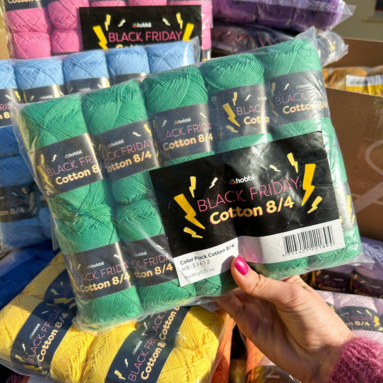 

Black Friday Cotton 8/4 Color Pack (Edycja Limitowana) - Hobbii
3