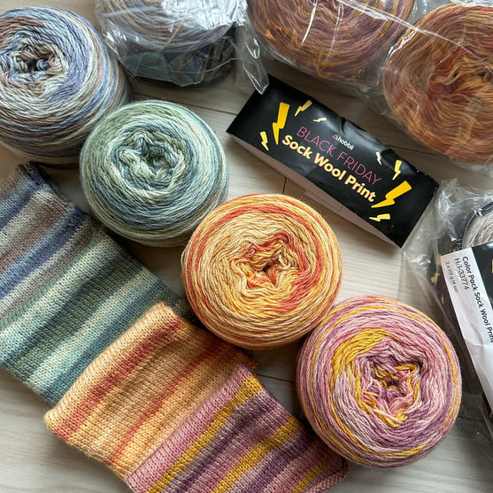 

Black Friday Sock Wool Print Color Pack (Edycja Limitowana) - Hobbii
2