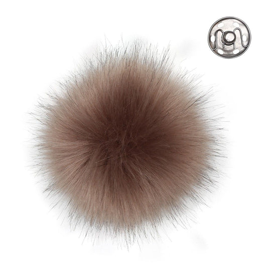 Pompon - Brązowy - Go Handmade