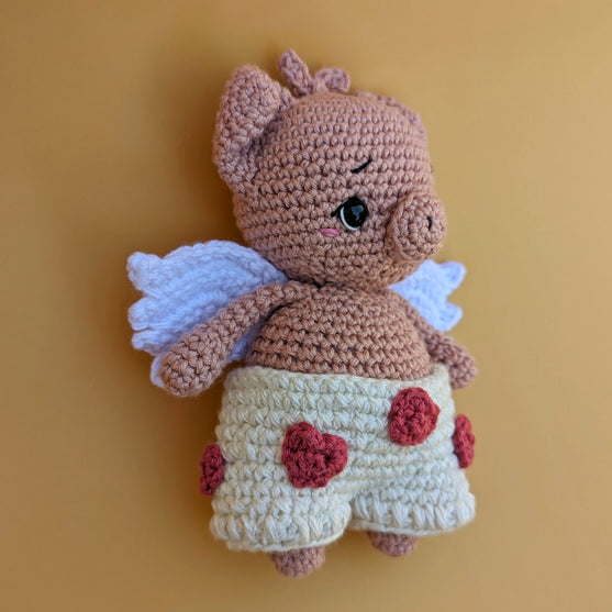 

Cupid Piglet - Amigurumi
4