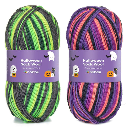 Halloween Sock Wool (Edycja Limitowana) - Hobbii