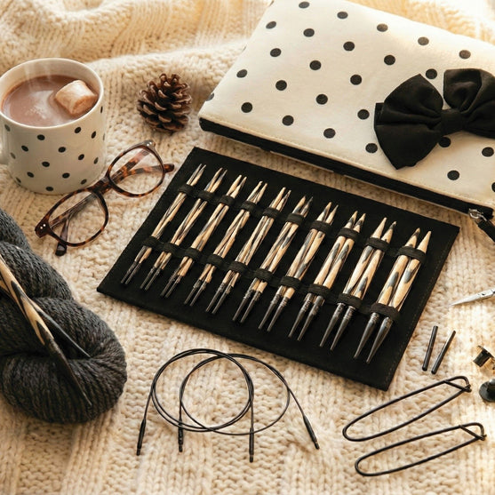 

Chérie – Zestaw wymiennych drutów na żyłce - KnitPro
1