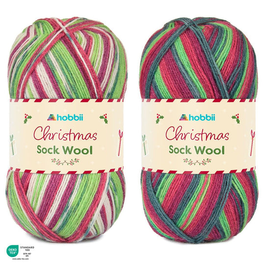 Christmas Sock Wool (Edycja Limitowana) - Hobbii