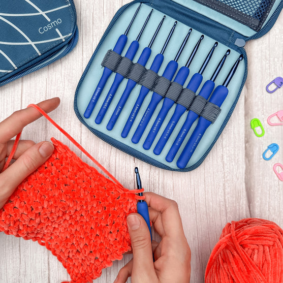 

Cosmo Zestaw Szydełek - 9 Rozmiarów - Indygo - Hobbii
9