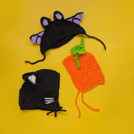 

Baby Boo Bonnets - Halloweenowe czapeczki
1