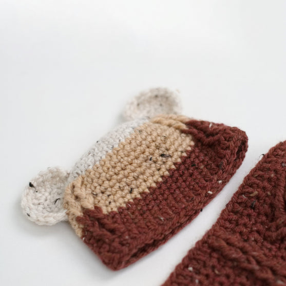 

Happy Bear - Kocyk i czapka dla dziecka
5