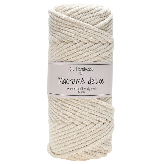 Macramé Deluxe, 5mm - Go Handmade