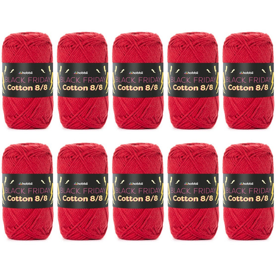 

Black Friday Cotton 8/8 Color Pack (Edycja Limitowana) - Hobbii
19