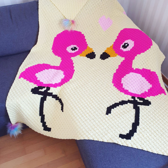 Flamingo Love - Kocyk