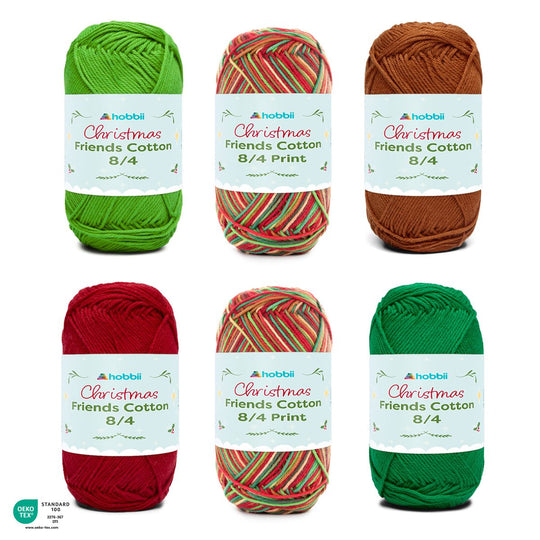 Friends Cotton 8/4 Print Christmas Color Pack (Edycja Limitowana) - Friends