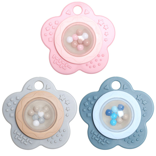 Grzechotka - Kwiat - Go Handmade