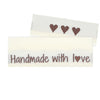 

10 Znaczków 'Handmade with love' -  5 cm - Go Handmade
1